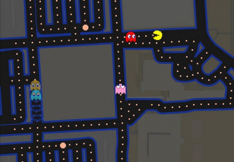 Google Maps se convierte en un tablero de Pac-Man