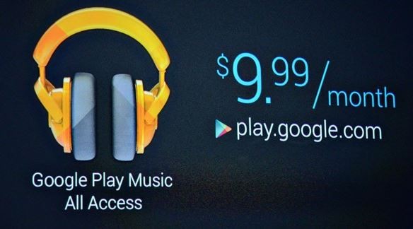 el google all play access music