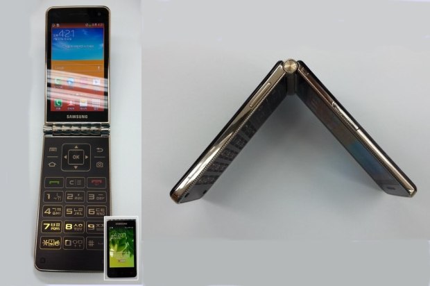 El Samsung Galaxy Golden, Smartphone con tapa tipo concha y teclado