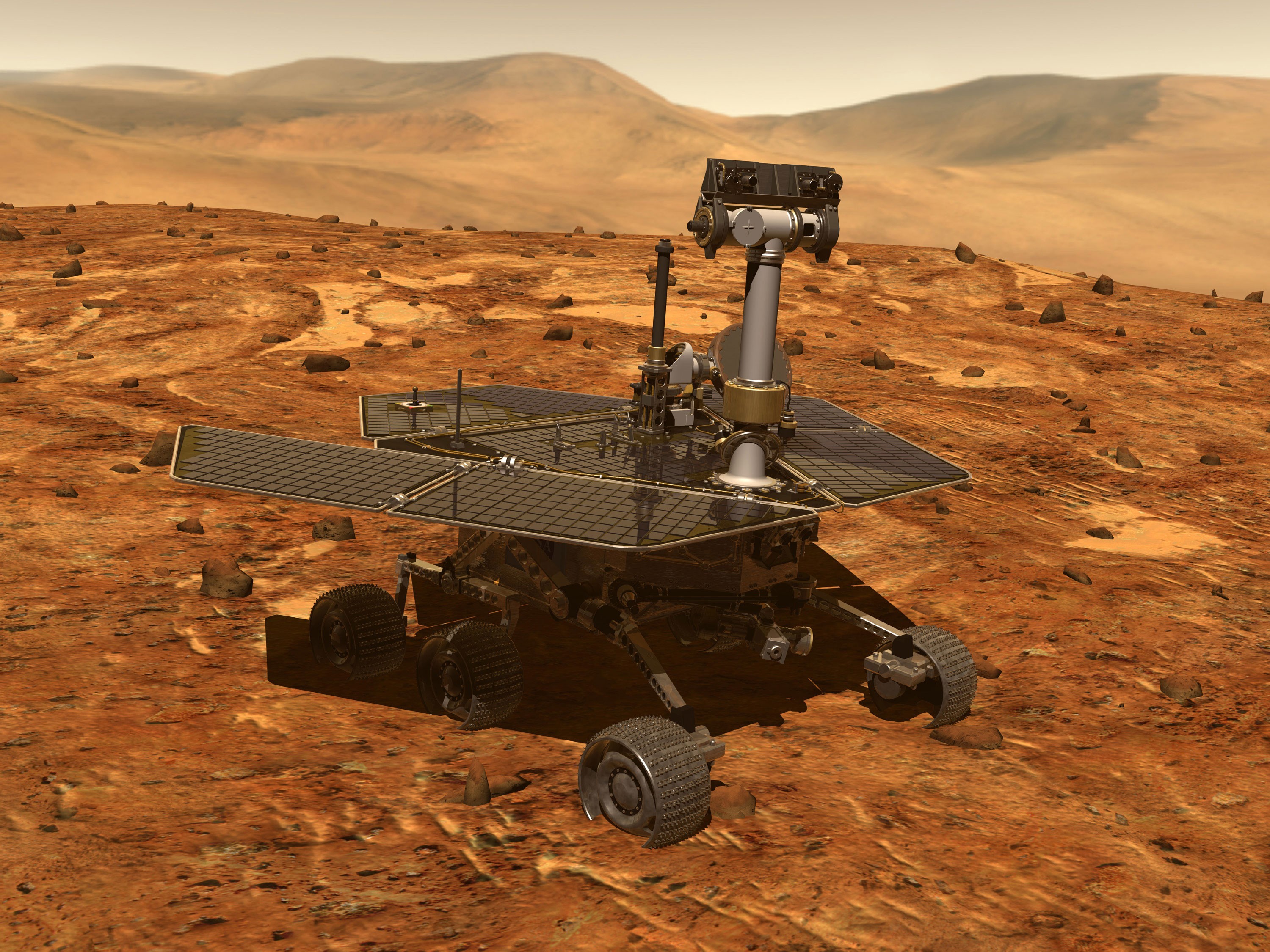 El rover “Opportunity” en Marte rompe récord mundial