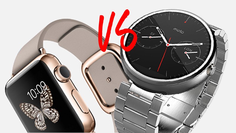 Apple Watch vs Moto 360 cual smartwatch gana
