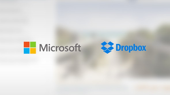 Microsoft y Dropbox