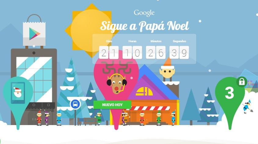 Santa Tracker de Google está de vuelta con nuevo diseño y juegos