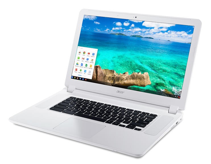 Es la primera Chromebook del mundo en usar pantalla de 15.6 pulgadas. Foto: Acer