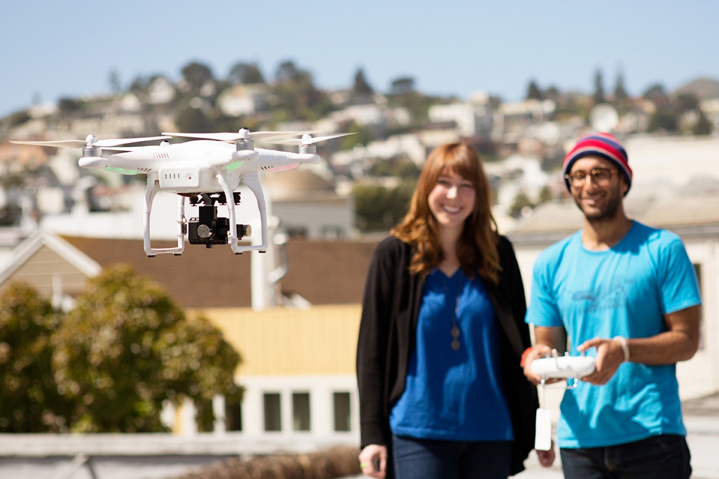 Dronie selfie drone