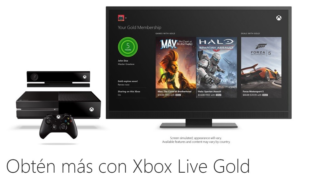 La membresía de Xbox Live Gold está más barata que la de PlayStation Plus. Imagen: Xbox
