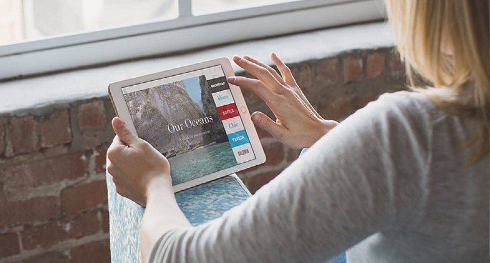 Llega Adobe Slate para iPad, nueva app para juntar fotos y textos