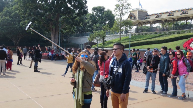 Disneyland-selfie