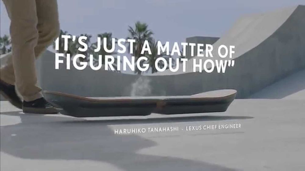 Lexus crea Slide y convierte al Hoverboard en realidad