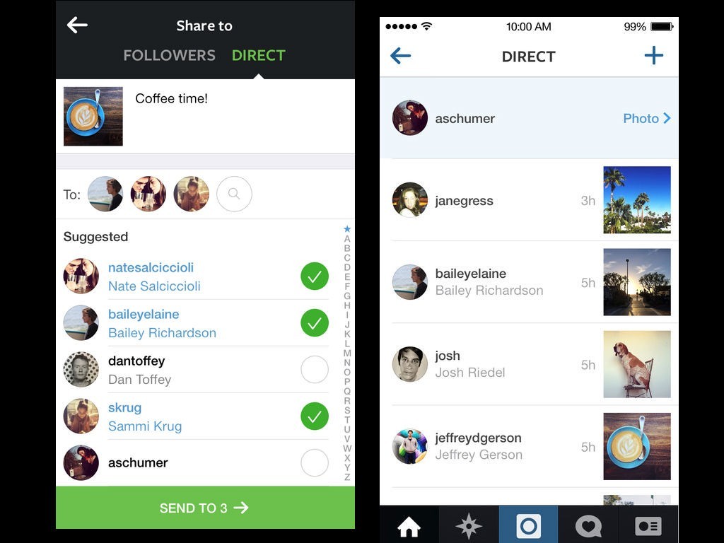 ¿Qué novedades incorpora Instagram Direct?