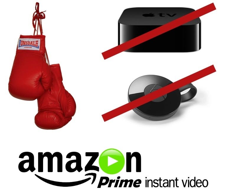 Amazon no juega limpio. Quita el Apple TV y Chromecast