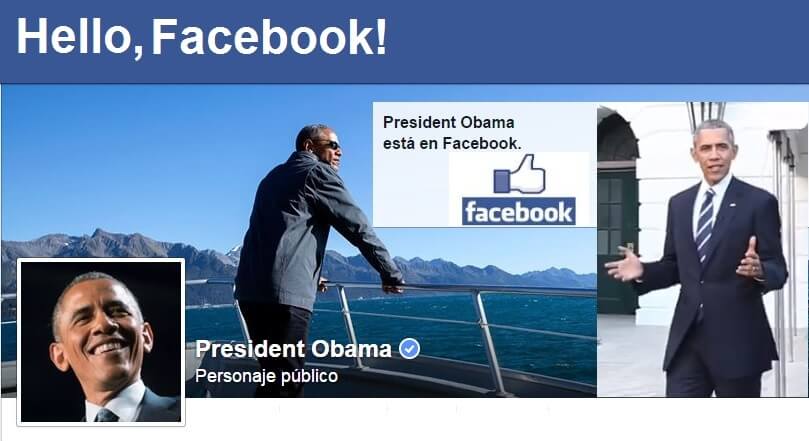 Obama activa cuenta Facebook