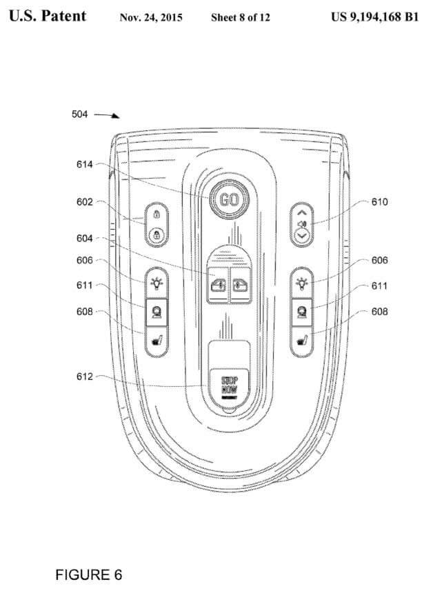 Patentes revelan interior del coche autónomo de Google