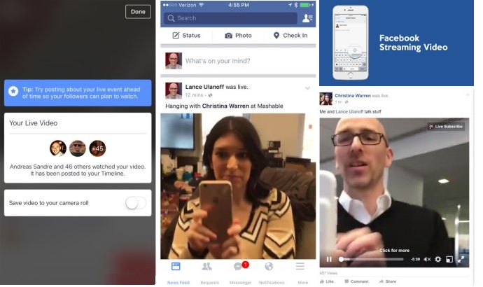 Facebook expande Live Video Todos a subir videos en vivo