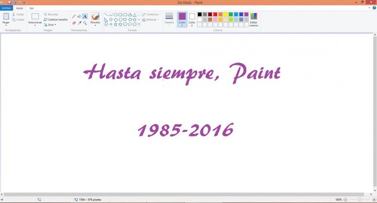 Microsoft dice "Hasta siempre" a su mítico Paint