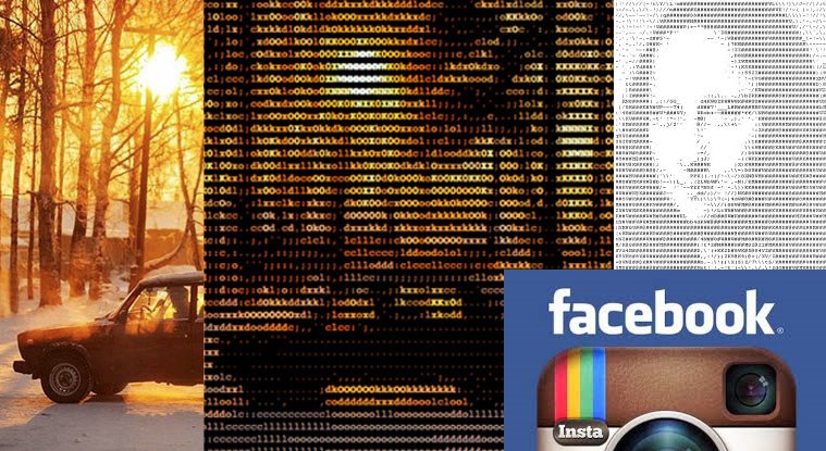 Arte ASCII nuevo truco de Facebook e Instagram