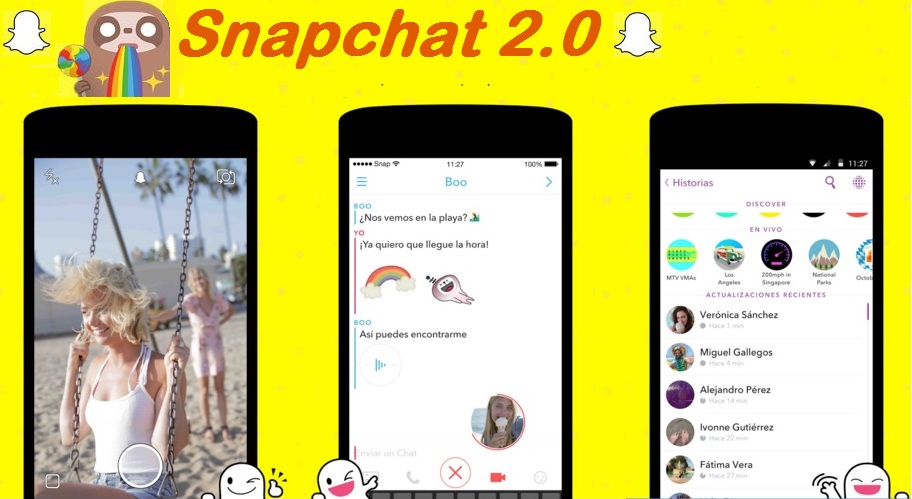 Snapchat 2.0 incorpora nuevas funciones ¿Mejor que otras Redes Sociales?