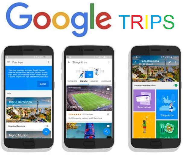 App Google Trips nueva Herramienta Google para hacer viajes de ensueño