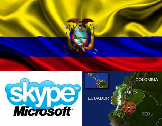 Microsoft Skype tras el Terremoto de Ecuador de 7.8 Activa llamadas Gratis