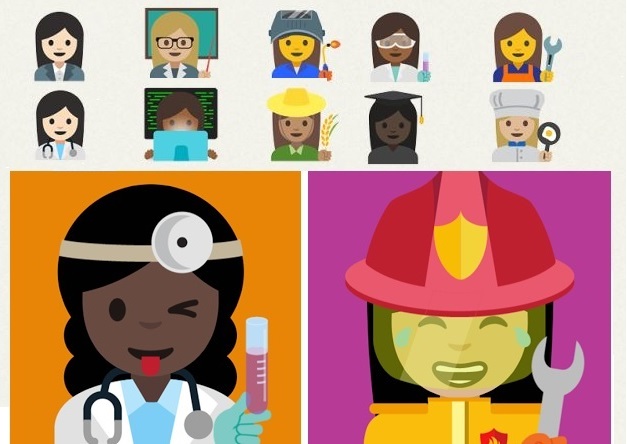 Google crea 11 Emojis de Mujeres para ayudar en la igualdad de género