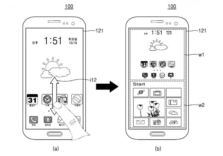 samsung windows android patente