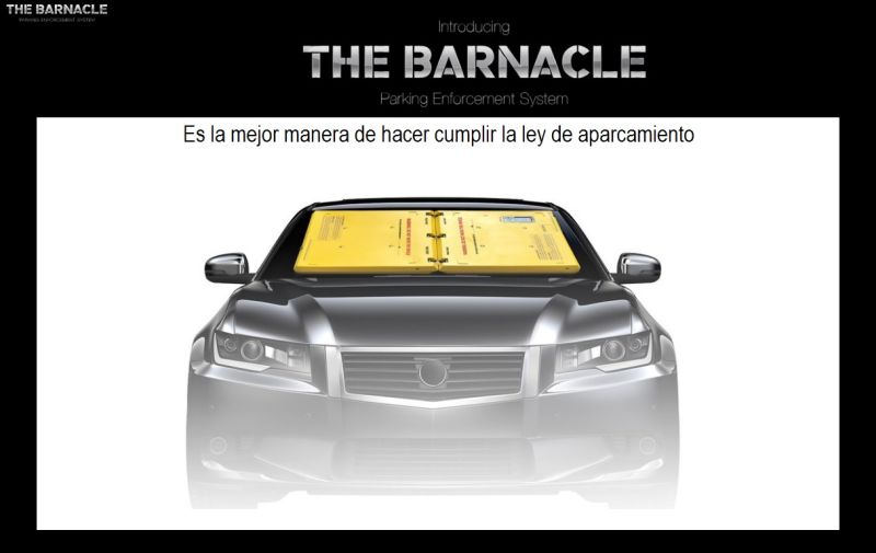 El Barnacle es la nueva manera para hacer que pagues tu multa aparcamiento