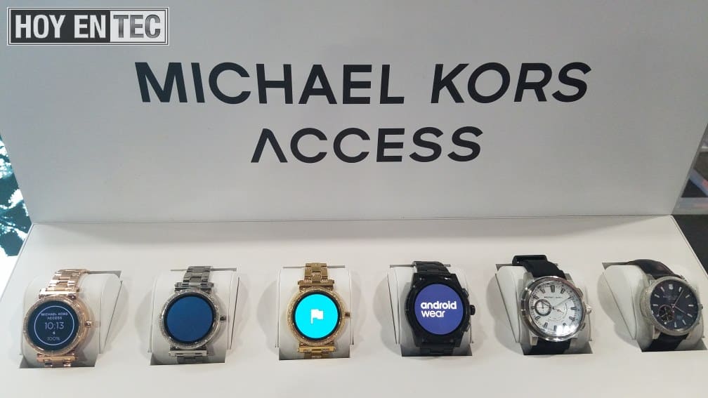 Relojes inteligentes vienen de la moda para debutar en el CES #CES2018@MichaelKors@KateSpadeNY@SkagenDenmark