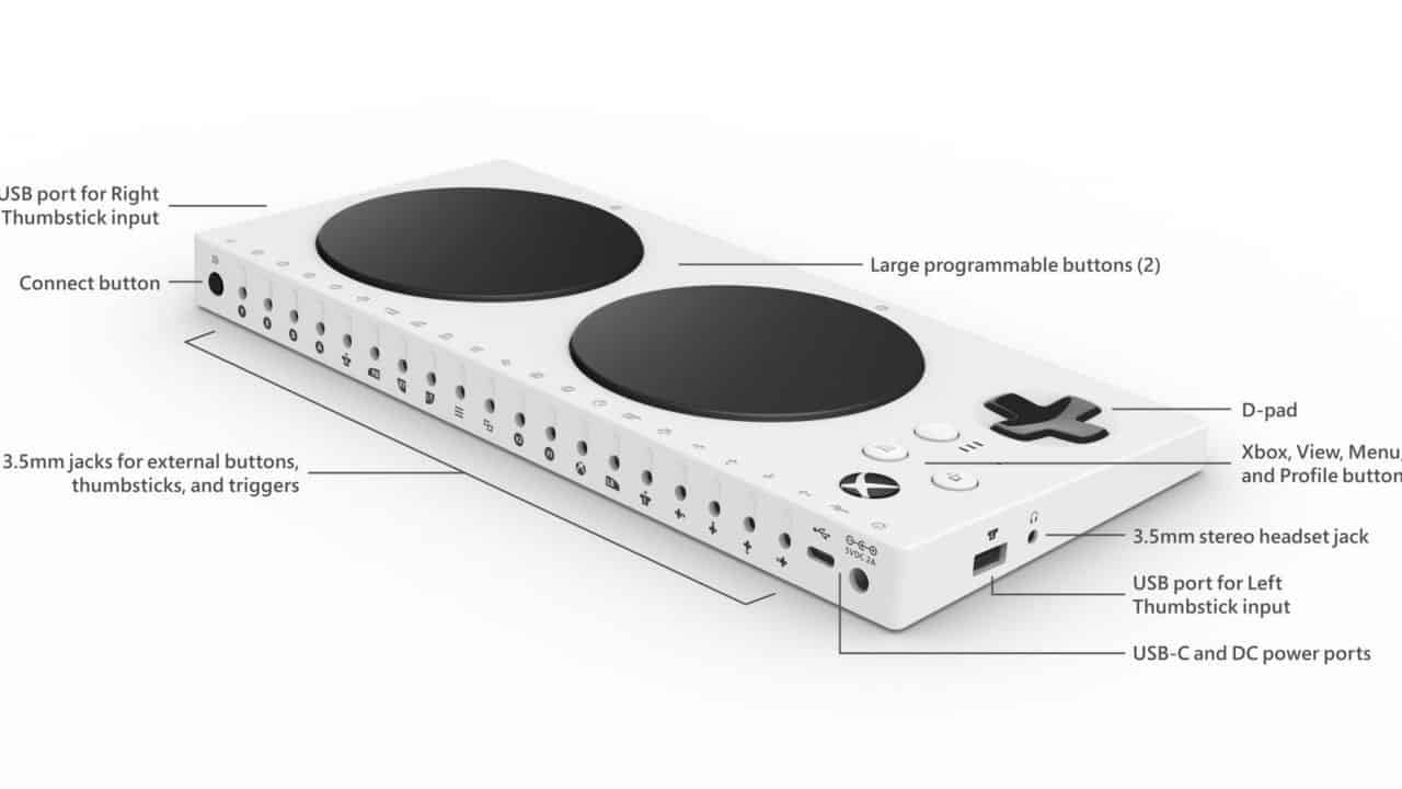 Microsoft presenta Xbox Adaptive Controller ideal para personas con movilidad reducida-2